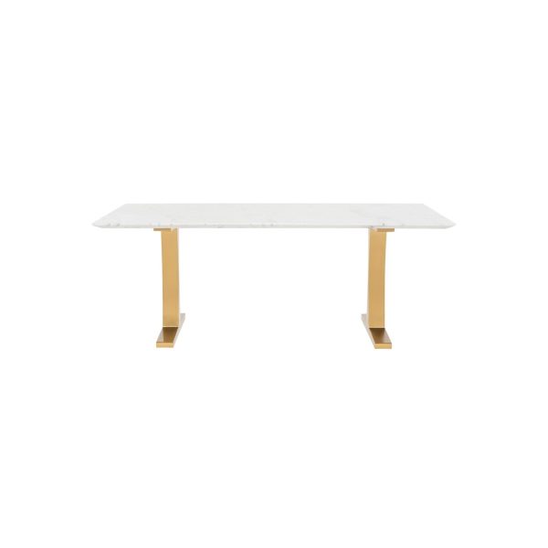 Nuevo Toulouse Dining Table - Marble Top For Sale