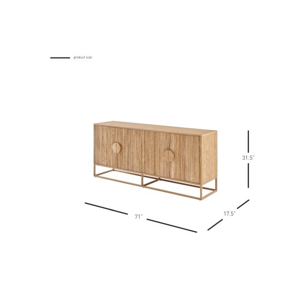 Ingrid KD Sideboard w  4 Doors Discount