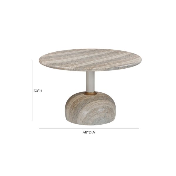 Omaha Concrete 48  Round Dining Table on Sale