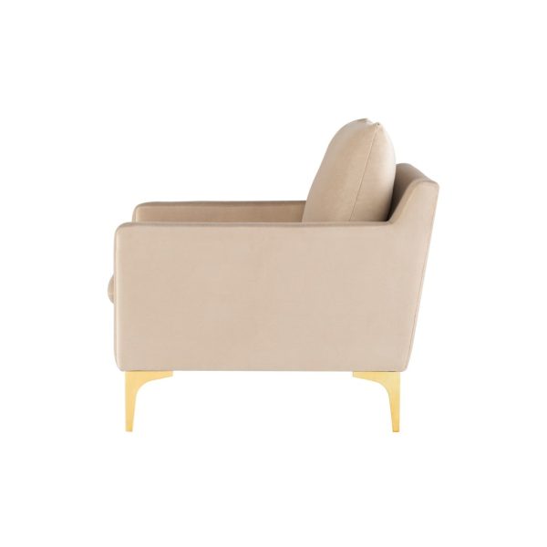 Nuevo Anders Lounge Chair - Gold Legs Online now