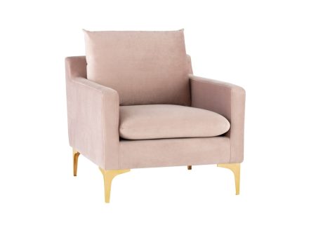 Nuevo Anders Lounge Chair - Gold Legs Online now