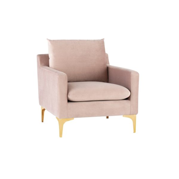 Nuevo Anders Lounge Chair - Gold Legs Online now