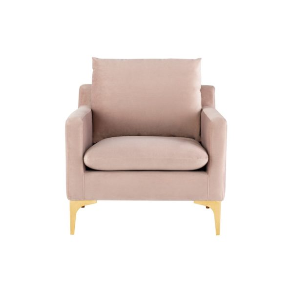 Nuevo Anders Lounge Chair - Gold Legs Online now