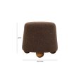 Jaine   Boucle Stool For Cheap