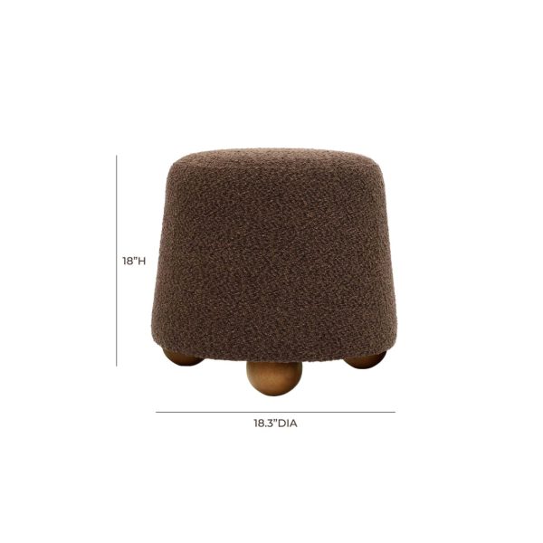 Jaine   Boucle Stool For Cheap