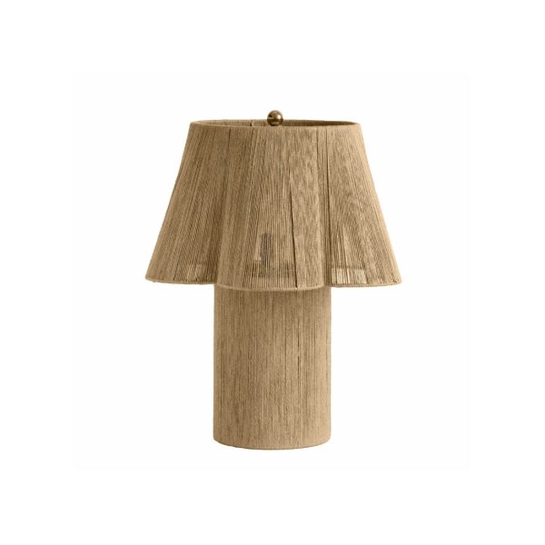 Corrine Natural Jute Table Lamp For Sale