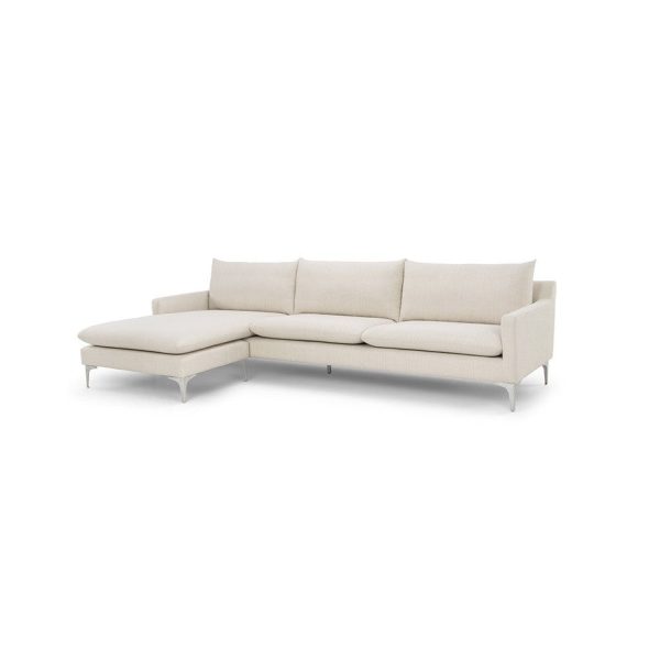 Nuevo Anders Sectional Sofa - Silver Legs Hot on Sale