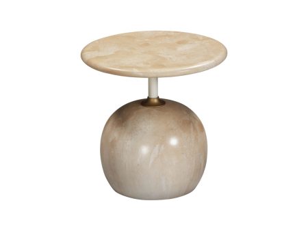 Mire Rose Faux Marble Side Table Sale