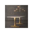 Nuevo Toulouse Dining Table - Marble Top For Sale