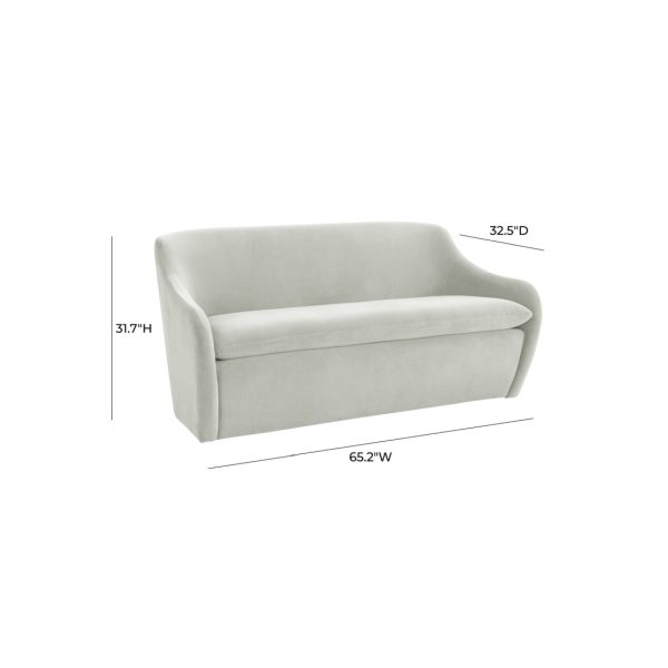 Cellia  Velvet Loveseat Cheap