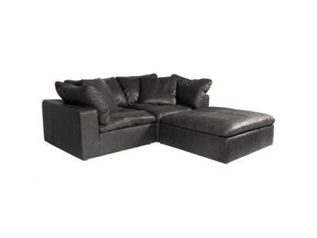 Moe s Clay Nook Modular Sectional - Leather Fashion