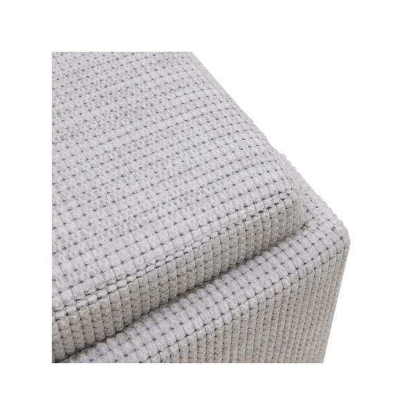 Cameron Square Fabric Storage Ottoman Hot on Sale