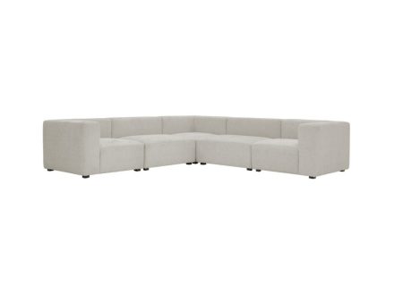 Moe s Romy Classic L Sectional Online now