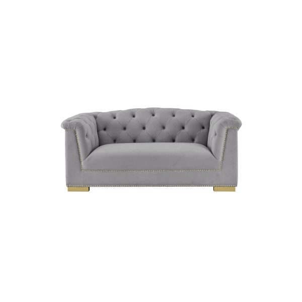 Farah Velvet Loveseat Online now