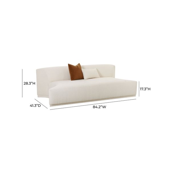 Fickle   Modular Armless Loveseat Hot on Sale