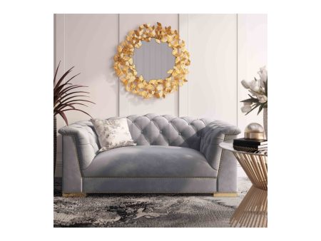 Farah Velvet Loveseat Online now