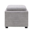 Cameron Square Fabric Storage Ottoman Hot on Sale