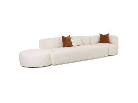 Fickle 3-Piece Chaise Modular Sofa Hot on Sale